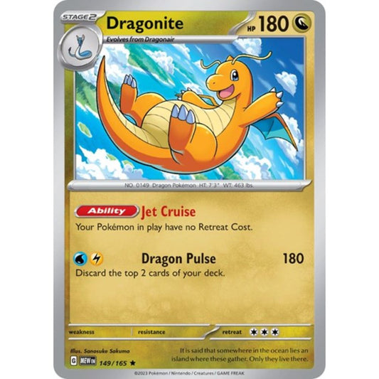 Pokemon S&V 151 Dragonite (Reverse) 149/165