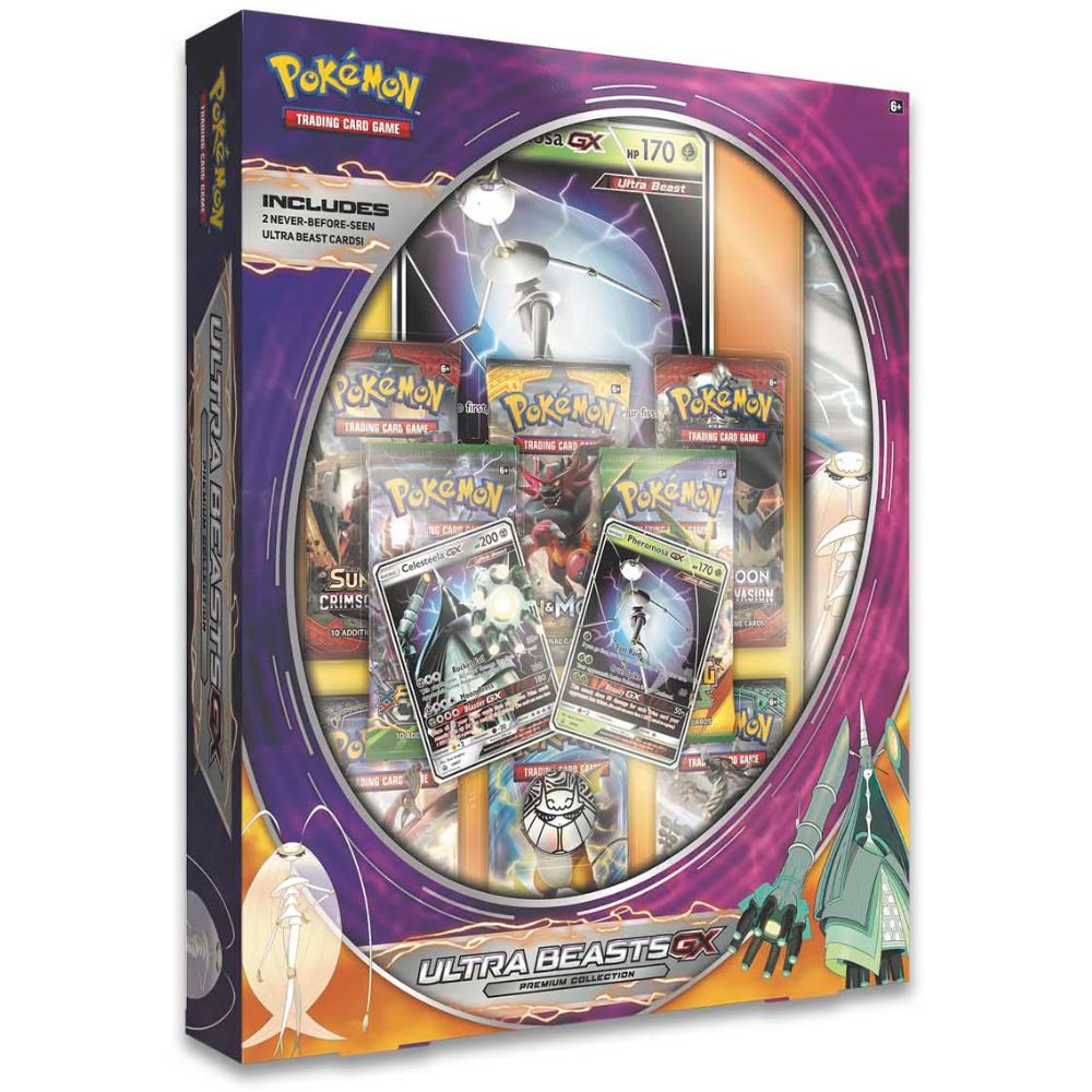 Pokemon Ultra Beasts GX Premium Collection (Pheromosa GX & Celesteela GX)