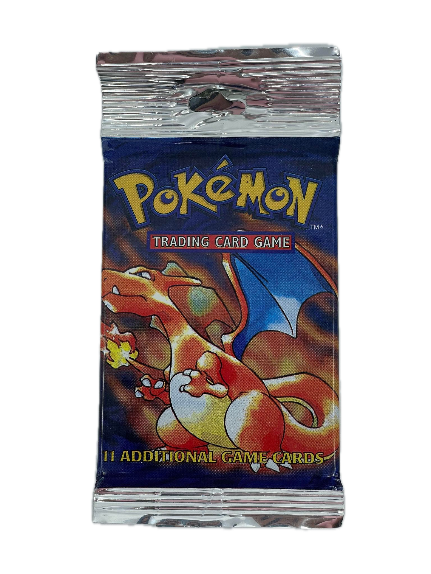 Pokémon - Base Set Booster Pack (Long Stem) - Charizard Artwork