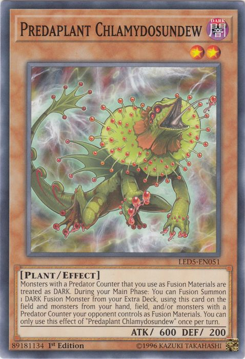 plant fusion monsters Predaplant Chlamydosundew [LED5-EN051] Common – The Hobby Box