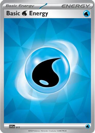 Basic Water Energy 11 - SV07 Stellar Crown Holofoil