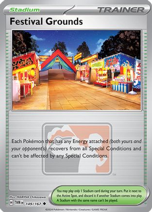 Festival Grounds - 149/167 (League Promo) - League & Championship Cards Reverse Holofoil