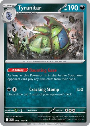 Tyranitar 95 - SV09 Journey Together