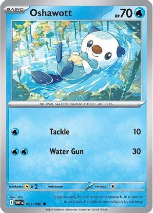 Oshawott - 018/086 18 - SV White Flare