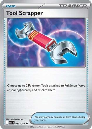 Tool Scrapper 80 - SV White Flare Reverse Holofoil
