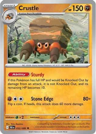 Crustle - 055/086 55 - SV Black Bolt