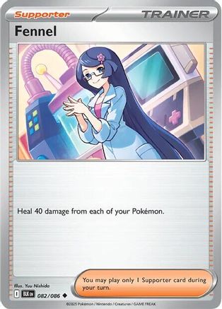 Fennel - 085/086 85 - SV Black Bolt Reverse Holofoil