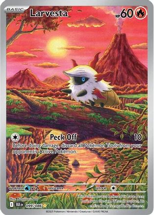 Larvesta - 103/086 103 - SV Black Bolt Holofoil