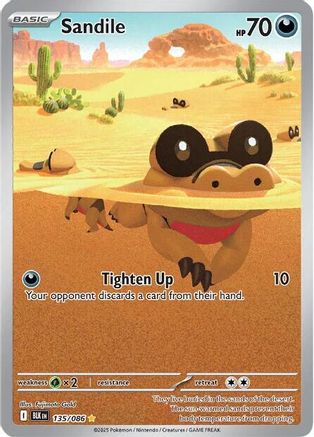 Sandile - 141/086 141 - SV Black Bolt Holofoil