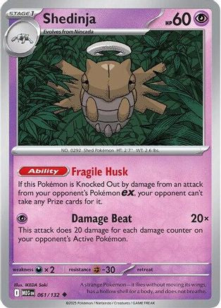 Shedinja - 061/132 61 - ME01 Mega Evolution