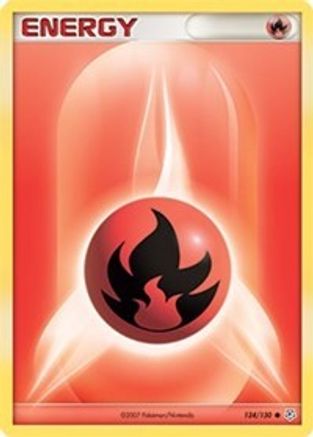 Fire Energy 124/130 - Diamond and Pearl Reverse Holofoil