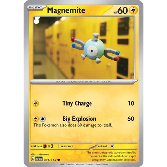 Pokemon S&V 151 Magnemite (Reverse) 81/165