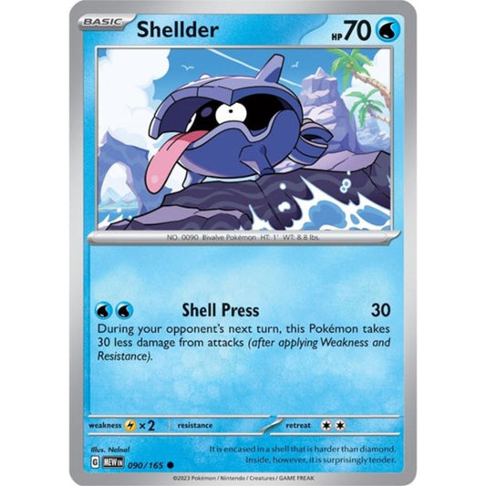 Pokemon S&V 151 Shellder (Reverse) 90/165