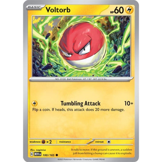 Pokemon S&V 151 Voltorb (Reverse) 100/165