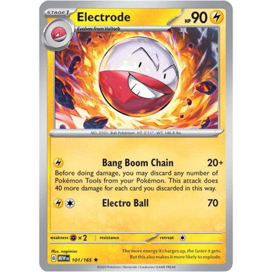 Pokemon S&V 151 Electrode (Reverse) 101/165