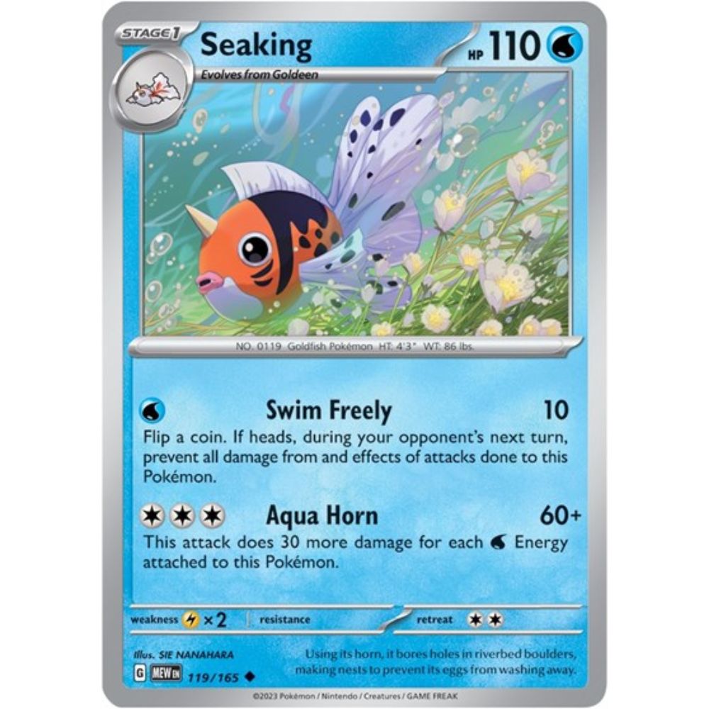 Pokemon S&V 151 Seaking (Reverse) 119/165
