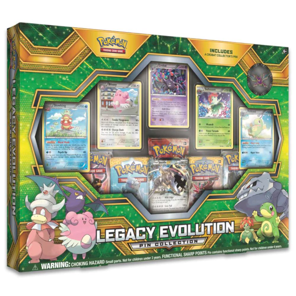 Pokemon Legacy Evolution Pin Collection