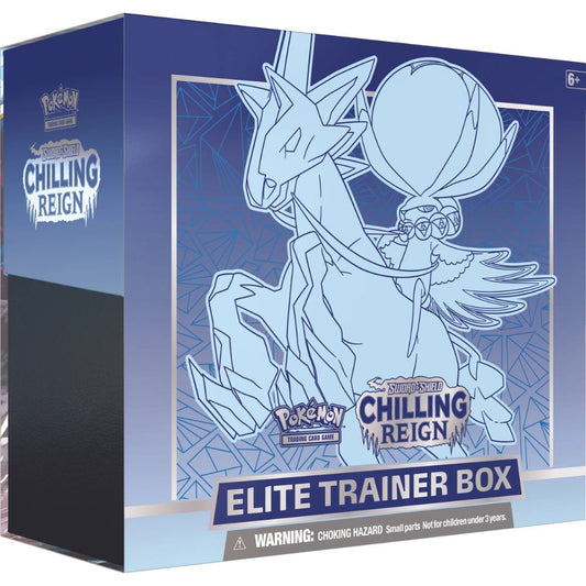 Pokemon S&S Chilling Reign Ice Rider Calyrex Elite Trainer Box