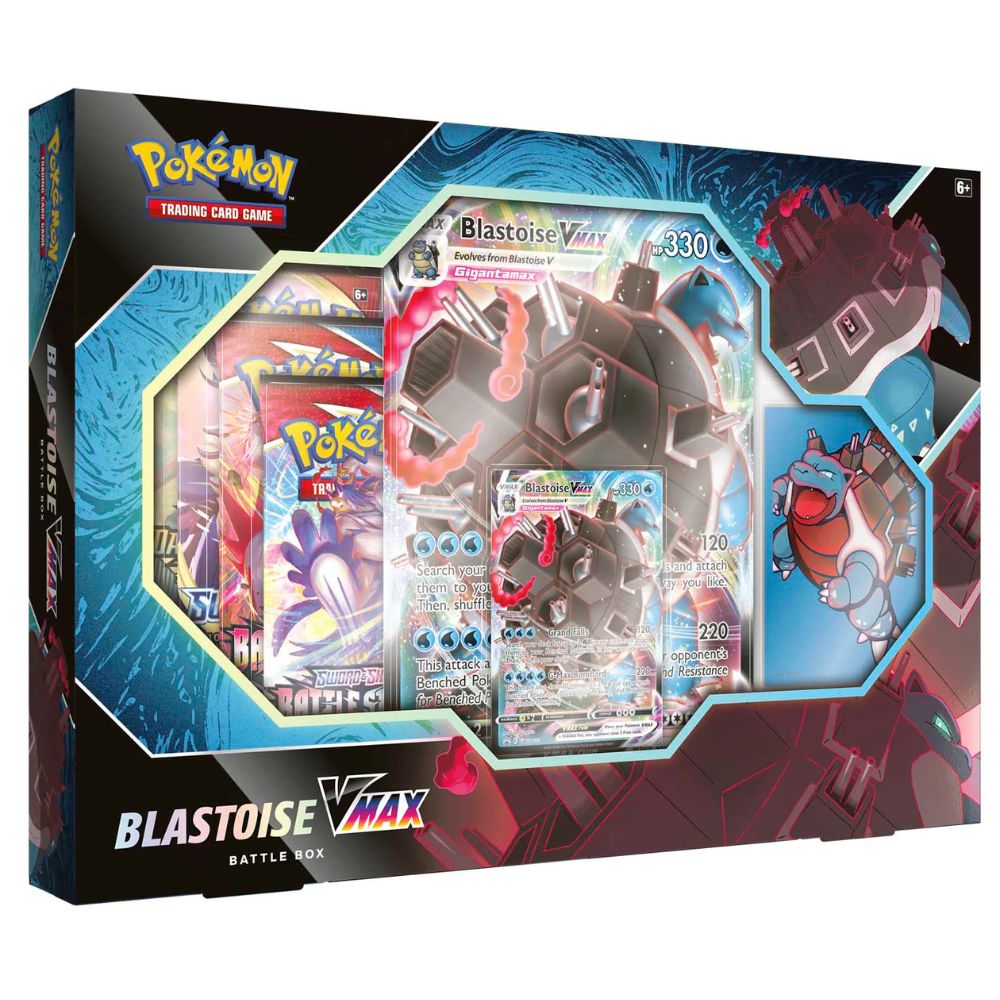 Pokemon Blastoise VMax Battle Collection Box