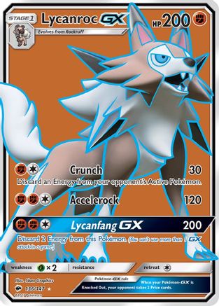 Lycanroc GX (136/147) [Sun & Moon: Burning Shadows]