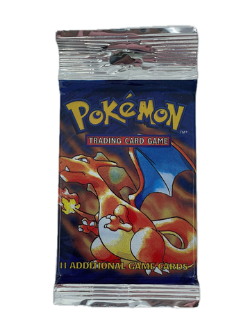 Pokémon - Base Set Booster Pack (Long Stem) - Charizard Artwork