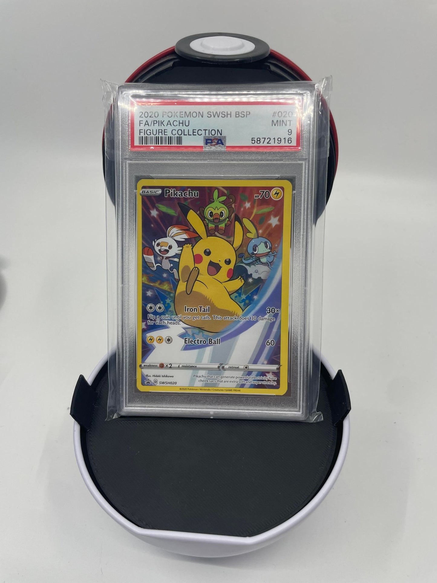 Sword & Shield Promos Pikachu Figure Collection SWSH020 PSA 9