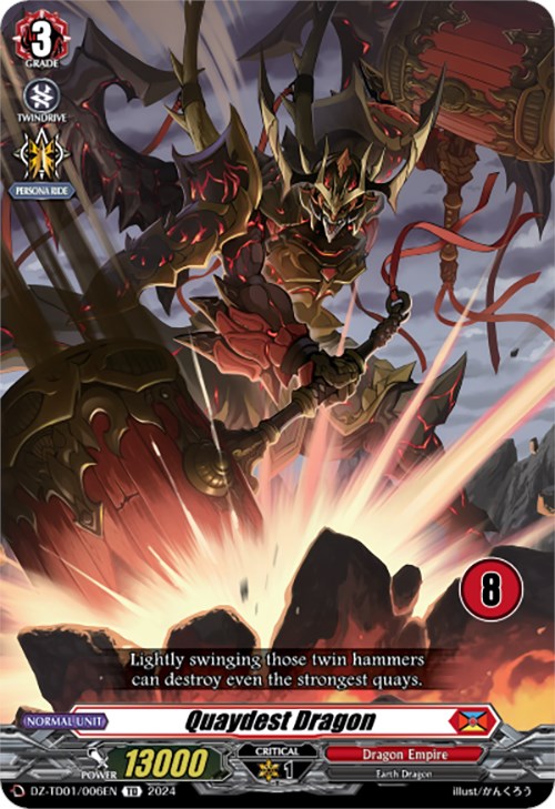 Quaydest Dragon (8) (DZ-TD01/006EN) [Start Up Trial Deck: Dragon Empire]