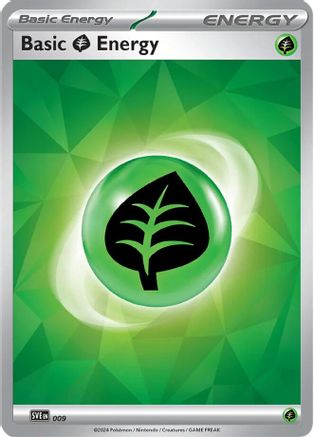 Basic Grass Energy 9 - SV07 Stellar Crown Holofoil