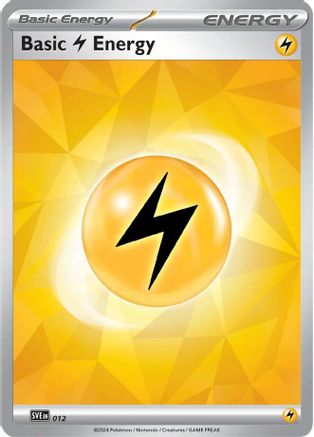 Basic Lightning Energy 12 - SV07 Stellar Crown