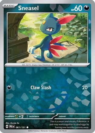 Sneasel (Poke Ball Pattern) - SV Prismatic Evolutions