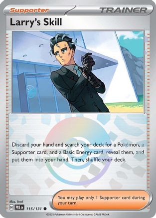 Larry's Skill - 115/131 (Poke Ball Pattern) - SV Prismatic Evolutions