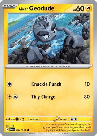 Alolan Geodude 44 - SV09 Journey Together