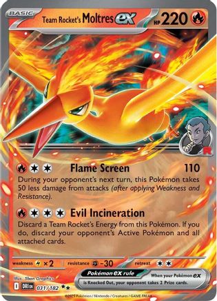 Team Rocket's Moltres ex 31 - SV10 Destined Rivals