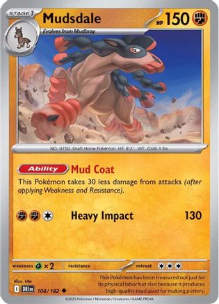 Mudsdale 108 - SV10 Destined Rivals