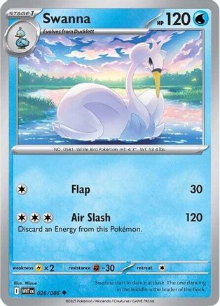 Swanna - 023/086 23 - SV White Flare