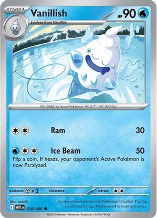 Vanillish - 025/086 25 - SV White Flare