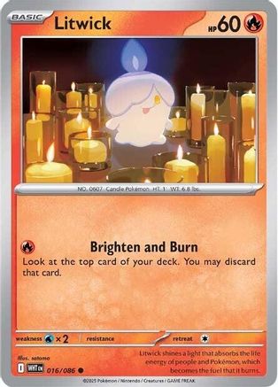 Litwick - 015/086 15 - SV Black Bolt Reverse Holofoil