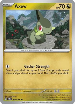 Axew - 070/086 70 - SV Black Bolt