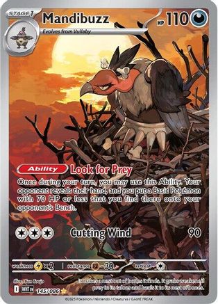 Mandibuzz - 145/086 145 - SV Black Bolt Holofoil