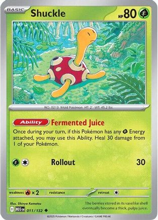 Shuckle - 011/132 11 - ME01 Mega Evolution